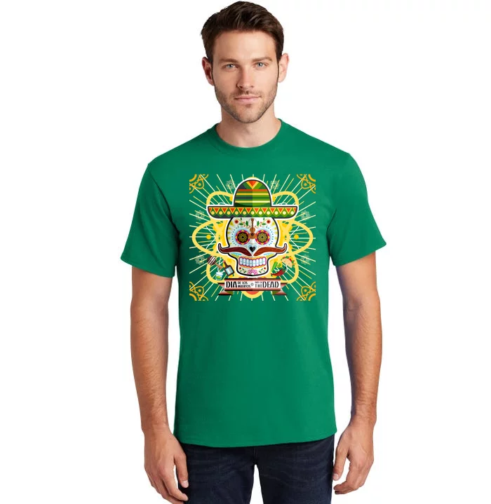 Dia de Los Muertos Day of The Dead Sugar Skull Tall T-Shirt