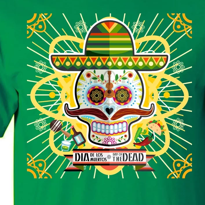 Dia de Los Muertos Day of The Dead Sugar Skull Tall T-Shirt