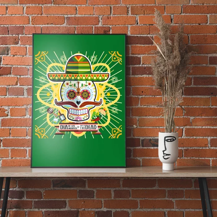 Dia De Los Muertos Day of the Dead Sugar Skull Poster