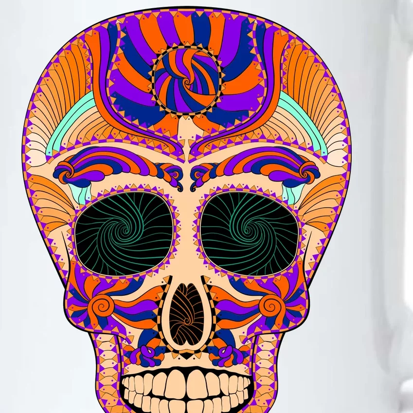 Dia de Muertos Mexican Skull Black Color Changing Mug