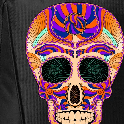 Dia de Muertos Mexican Skull City Backpack