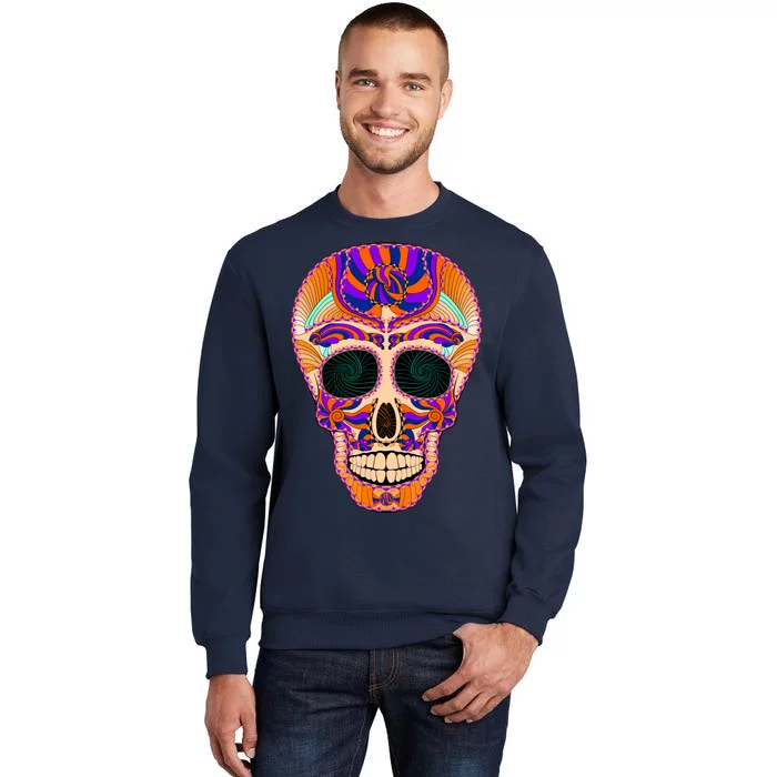 Dia de Muertos Mexican Skull Tall Sweatshirt