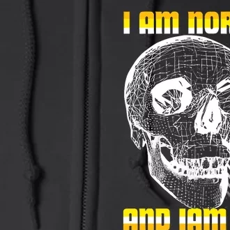 Dasharez0ne I Am Normal And Iam Cool Full Zip Hoodie