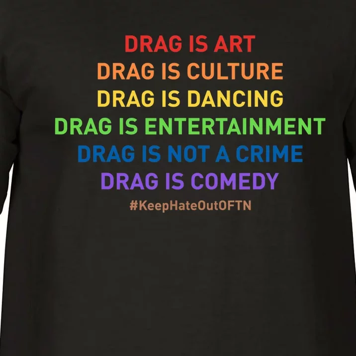 Drag Is Art Drag Is Culture Drag Is Not A Crime LGBT Pride Comfort Colors T-Shirt