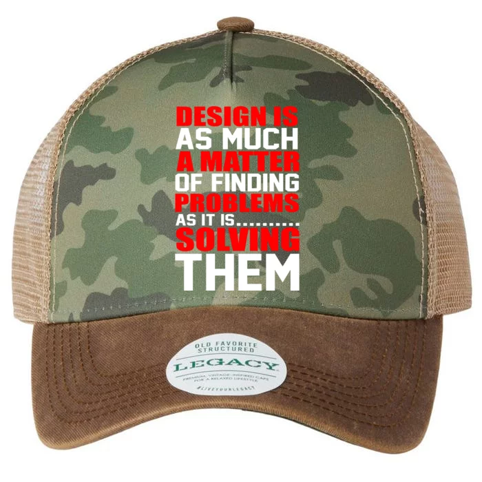 Design Is As Much A Matter Of Finding Problems As It Is Solving Them Legacy Tie Dye Trucker Hat