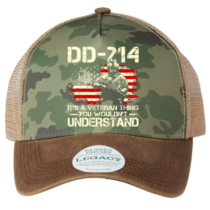 DD214 It's A Veteran Thing You Wouldn't Understand DD214 Legacy Tie Dye Trucker Hat