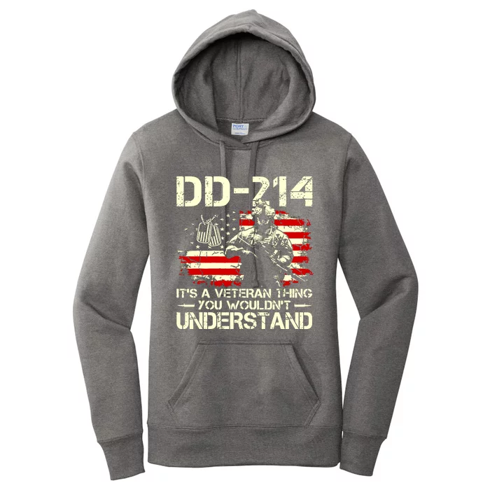 DD214 It's A Veteran Thing You Wouldn't Understand DD214 Women's Pullover Hoodie