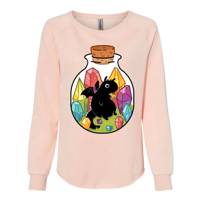 Dragon In A Bottle Womens California Wash Sweatshirt