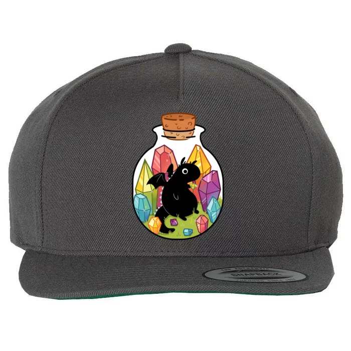 Dragon In A Bottle Wool Snapback Cap