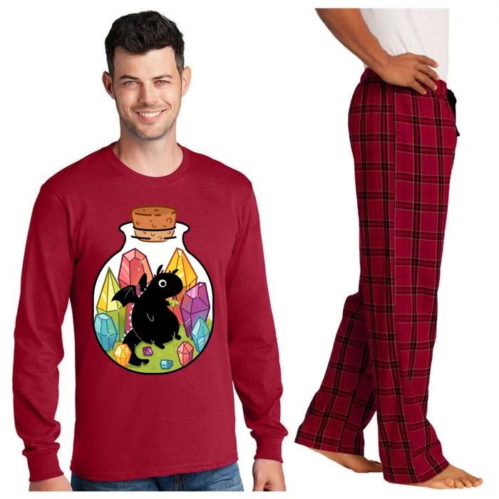 Dragon In A Bottle Long Sleeve Pajama Set