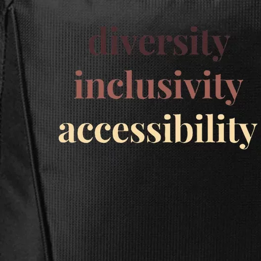 Diversity Inclusivity Accessibility Protest Rally Activist City Backpack