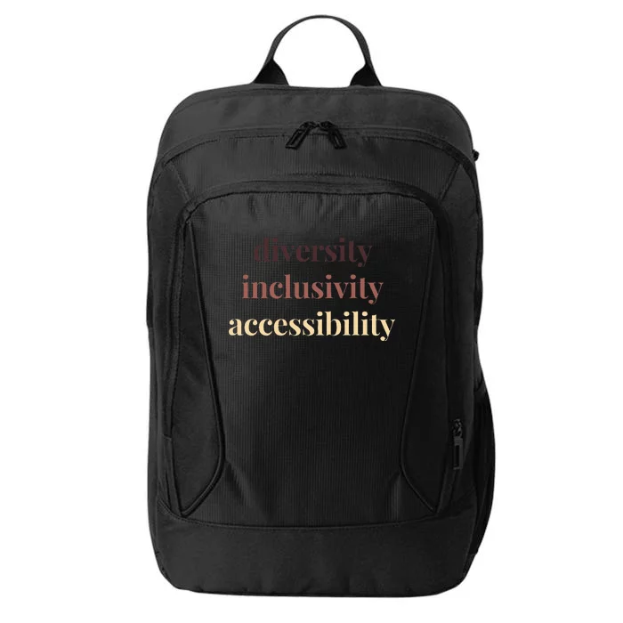 Diversity Inclusivity Accessibility Protest Rally Activist City Backpack