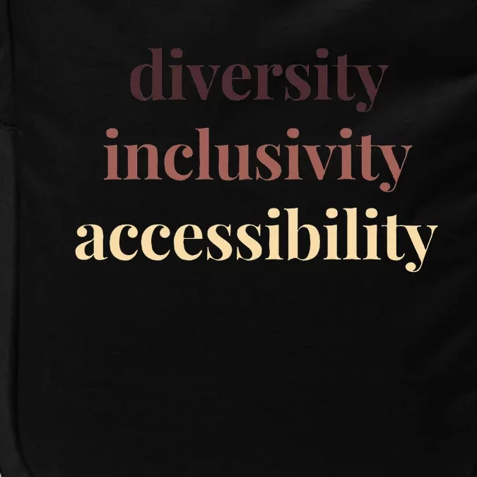 Diversity Inclusivity Accessibility Protest Rally Activist Impact Tech Backpack