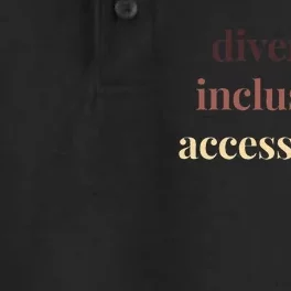 Diversity Inclusivity Accessibility Protest Rally Activist Dry Zone Grid Performance Polo