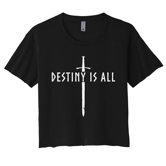 Destiny Is All Kingdom Women's Crop Top Tee