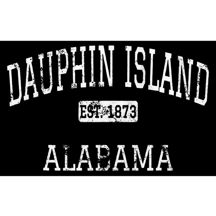 Dauphin Island Alabama Al Vintage Bumper Sticker