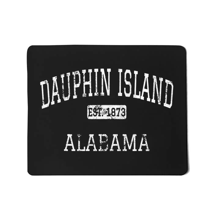 Dauphin Island Alabama Al Vintage Mousepad