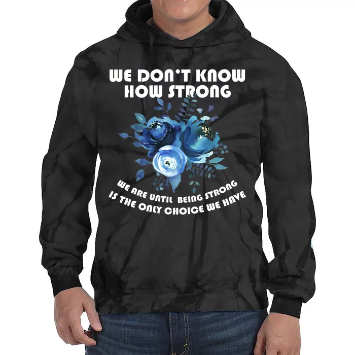 Diabetes Awareness Florial Tie Dye Hoodie