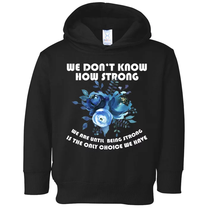 Diabetes Awareness Florial Toddler Hoodie