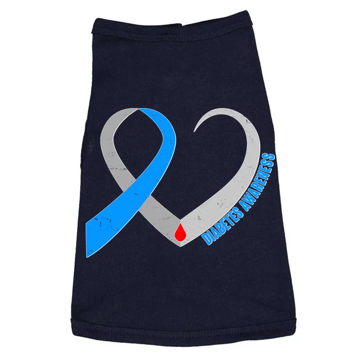 Diabetes Awareness Heart Doggie Tank