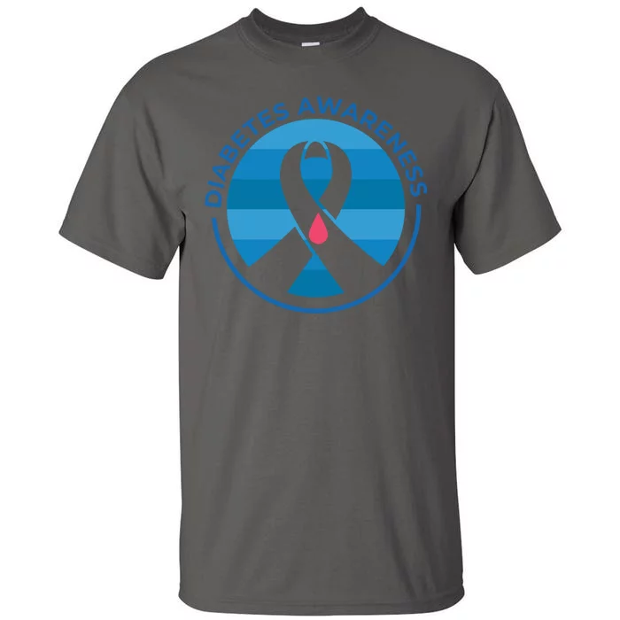 Diabetes Awareness Symbol Tall T-Shirt