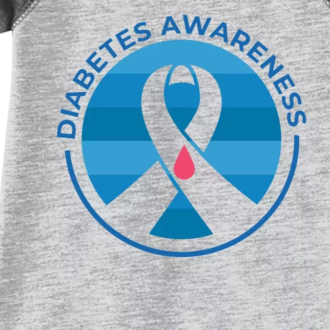 Diabetes Awareness Symbol Infant Baby Jersey Bodysuit