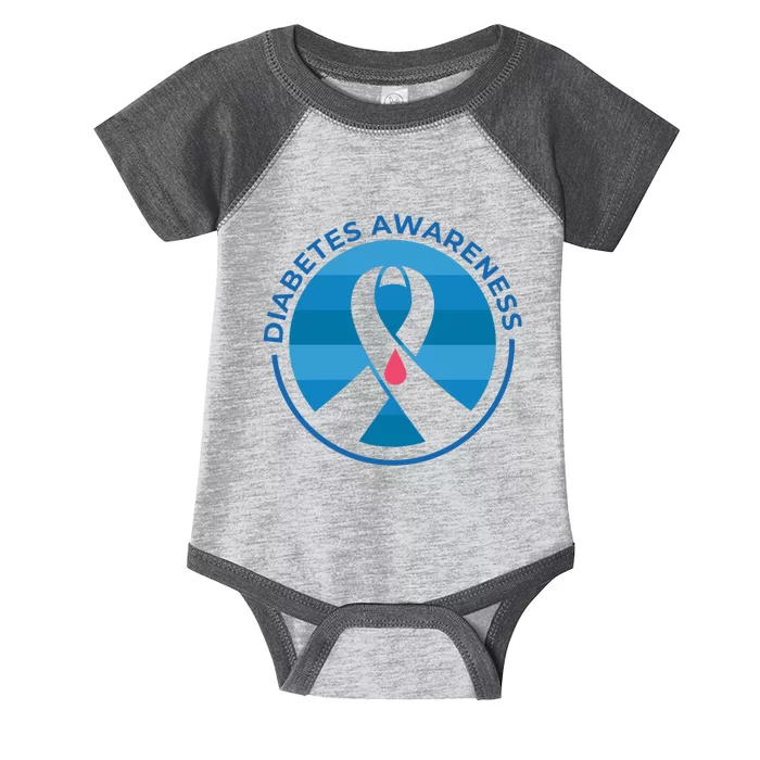 Diabetes Awareness Symbol Infant Baby Jersey Bodysuit