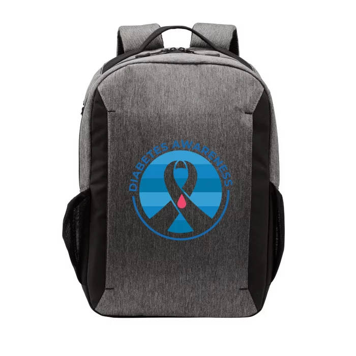 Diabetes Awareness Symbol Vector Backpack