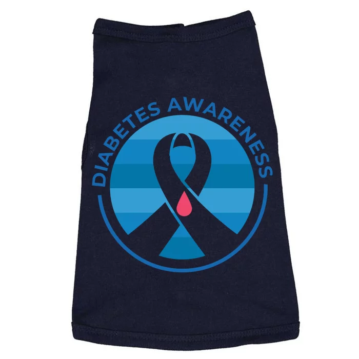 Diabetes Awareness Symbol Doggie Tank