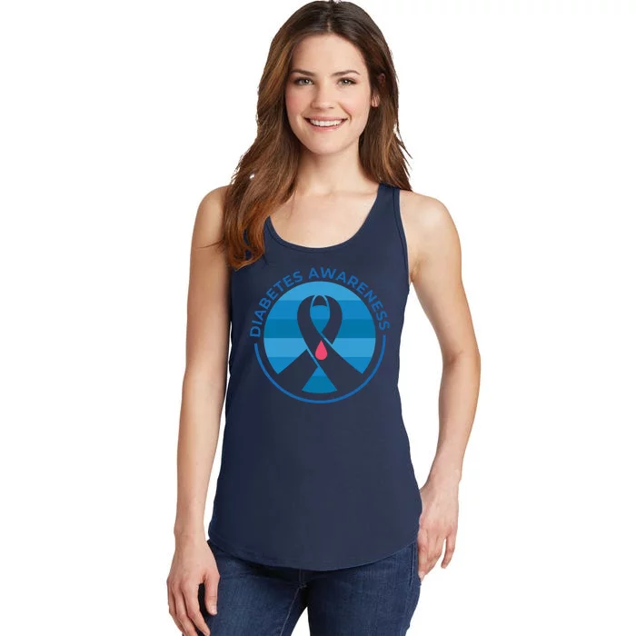 Diabetes Awareness Symbol Ladies Essential Tank