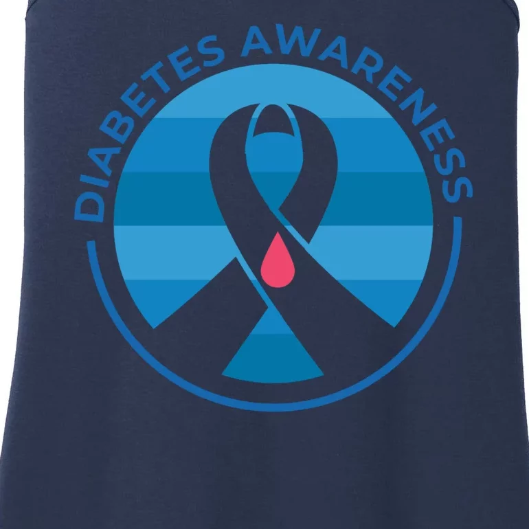 Diabetes Awareness Symbol Ladies Essential Tank