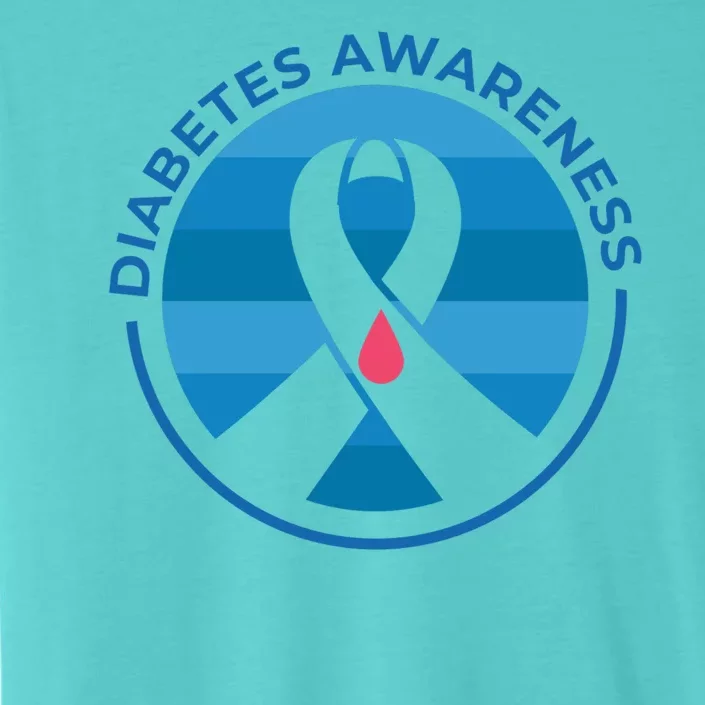 Diabetes Awareness Symbol ChromaSoft Performance T-Shirt