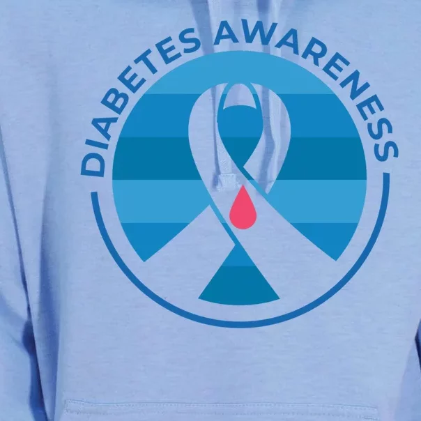 Diabetes Awareness Symbol Unisex Surf Hoodie