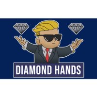 Diamond Hands Funny Stock Meme Bumper Sticker