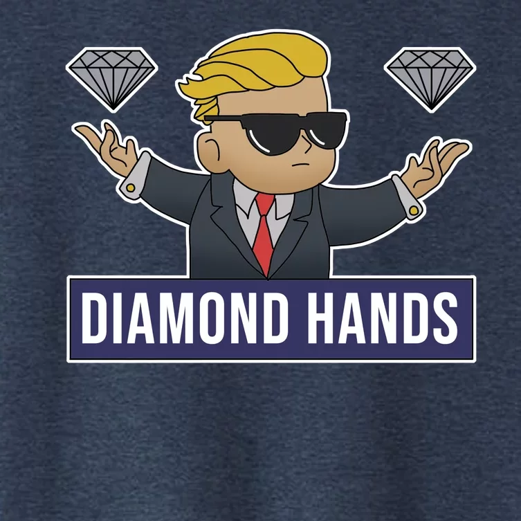 Diamond Hands Funny Stock Meme Women's Crop Top Tee