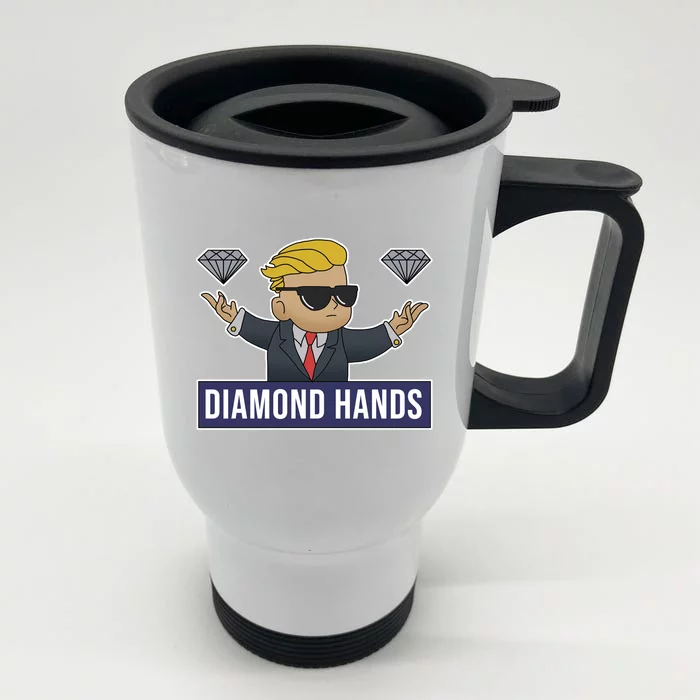 Diamond Stainless Steel Coffee Mug
