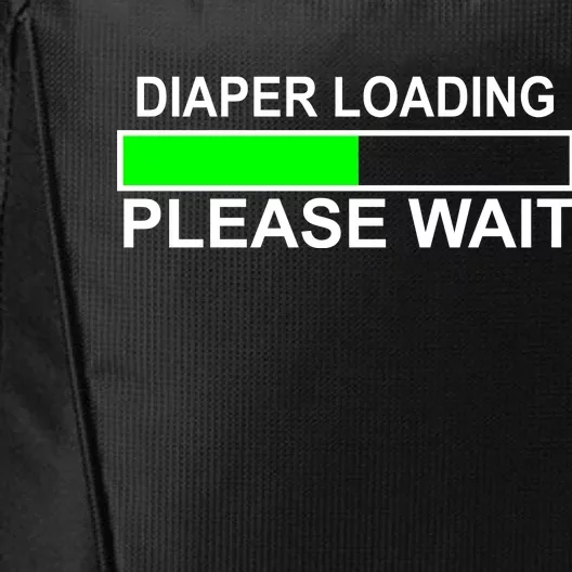 Diaper Loading Please Wait City Backpack