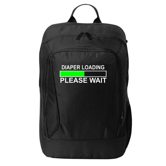 Diaper Loading Please Wait City Backpack