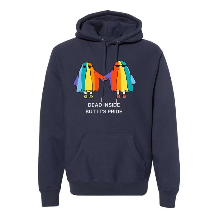 Dead Inside But It’S Pride Ghosts Premium Hoodie