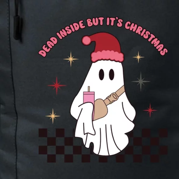 Dead Inside But It’S Christmas Ghost Daily Commute Backpack