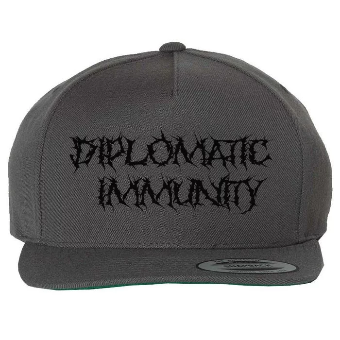 Diplomatic Immunity (Bjmn) Wool Snapback Cap