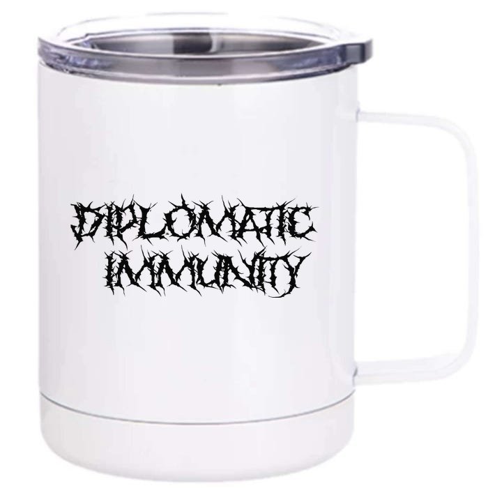 Diplomatic Immunity (Bjmn) Front & Back 12oz Stainless Steel Tumbler Cup