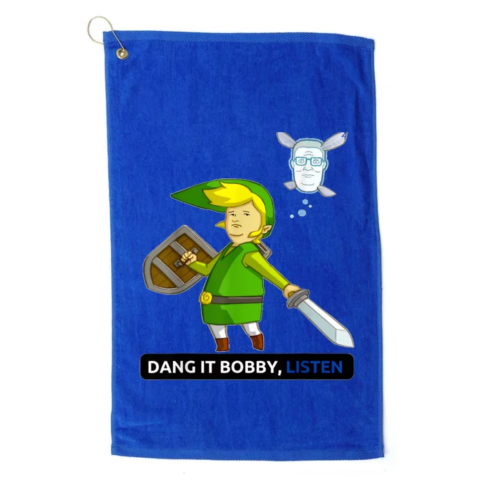 Dang It Bobby, Listen Platinum Collection Golf Towel