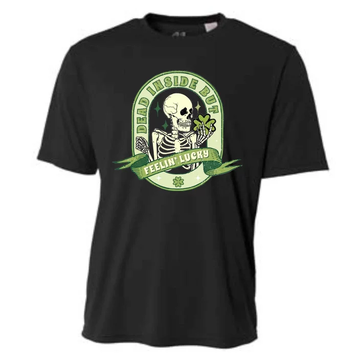 Dead Inside But Lucky Cooling Performance Crew T-Shirt