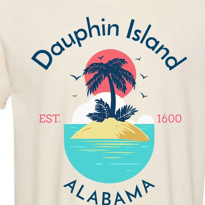 Dauphin Island Beach Alabama Garment-Dyed Heavyweight T-Shirt