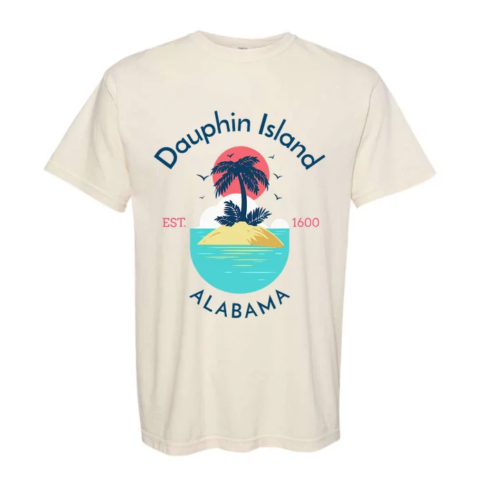 Dauphin Island Beach Alabama Garment-Dyed Heavyweight T-Shirt