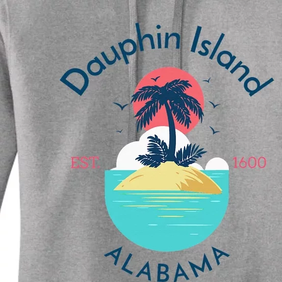 Dauphin Island Beach Alabama Women's Pullover Hoodie