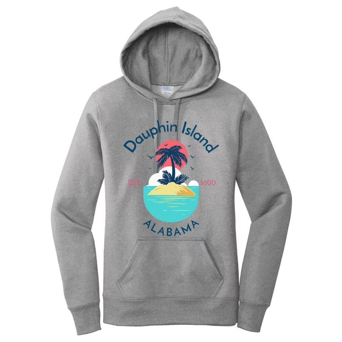 Dauphin Island Beach Alabama Women's Pullover Hoodie