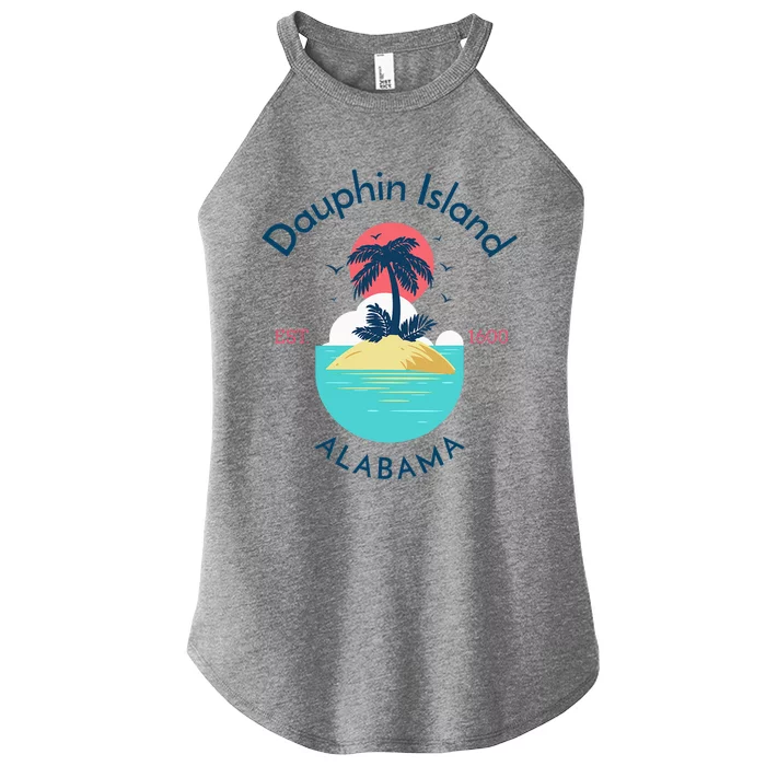 Dauphin Island Beach Alabama Women’s Perfect Tri Rocker Tank