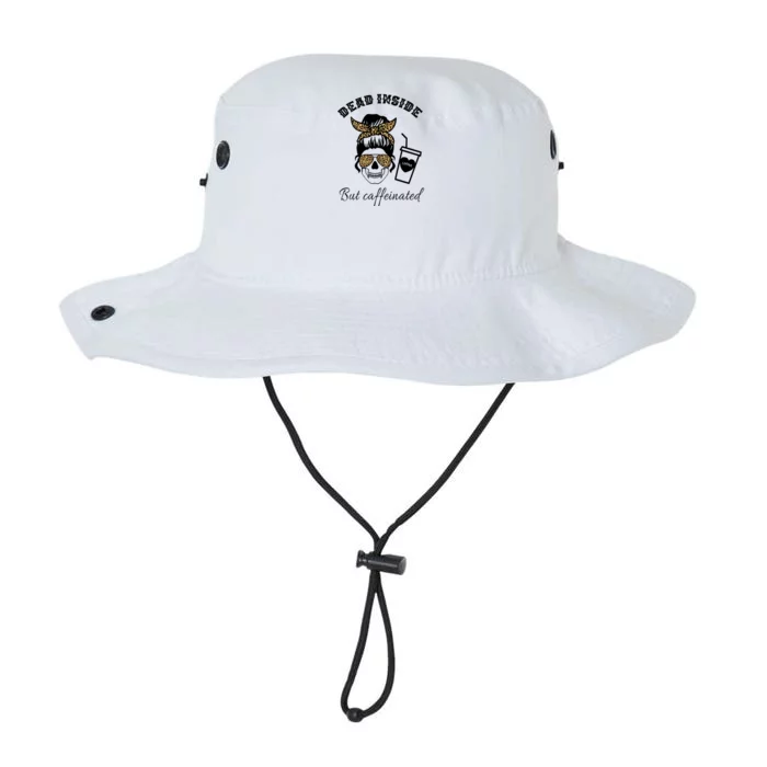 Dead Inside But Caffeinated Legacy Cool Fit Booney Bucket Hat